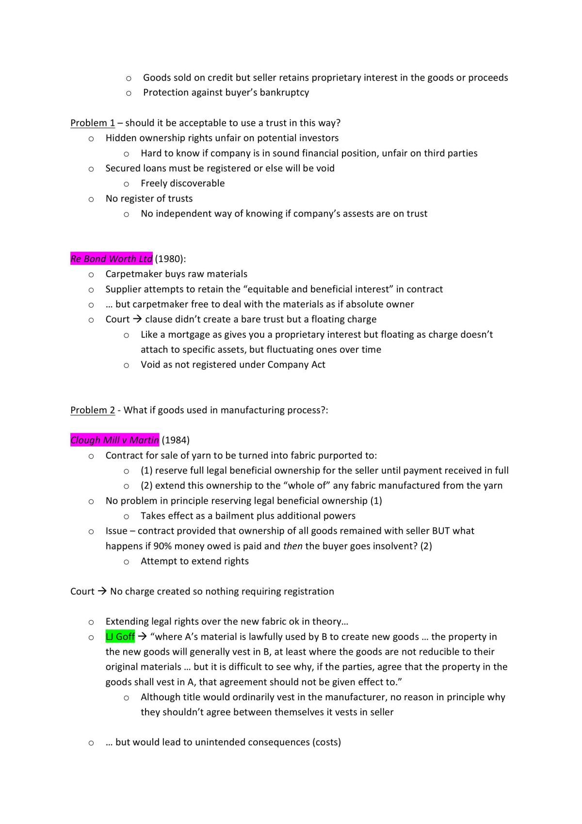 Trusts law notes - Page 12