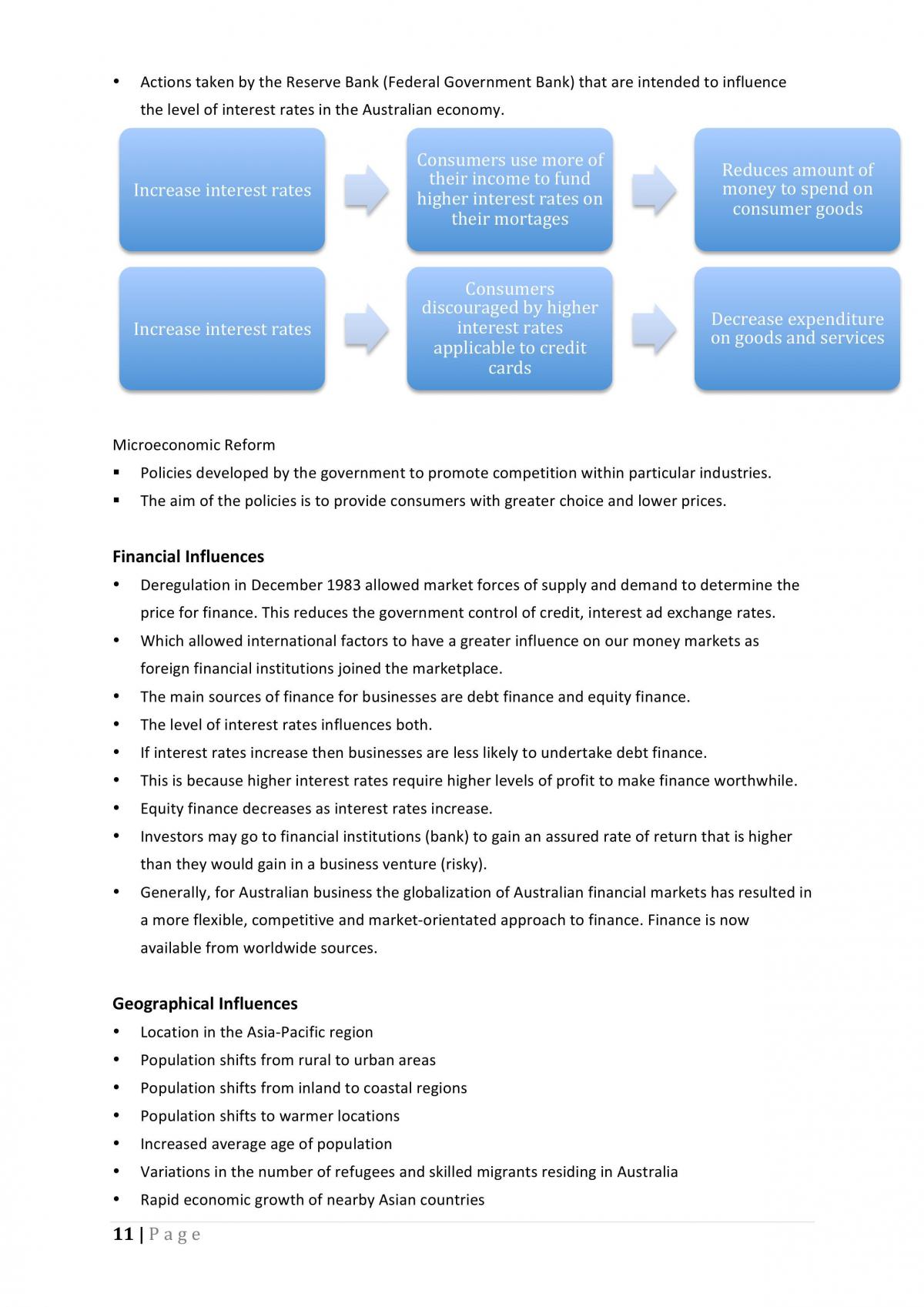 Business Studies Topic 1  - Page 11