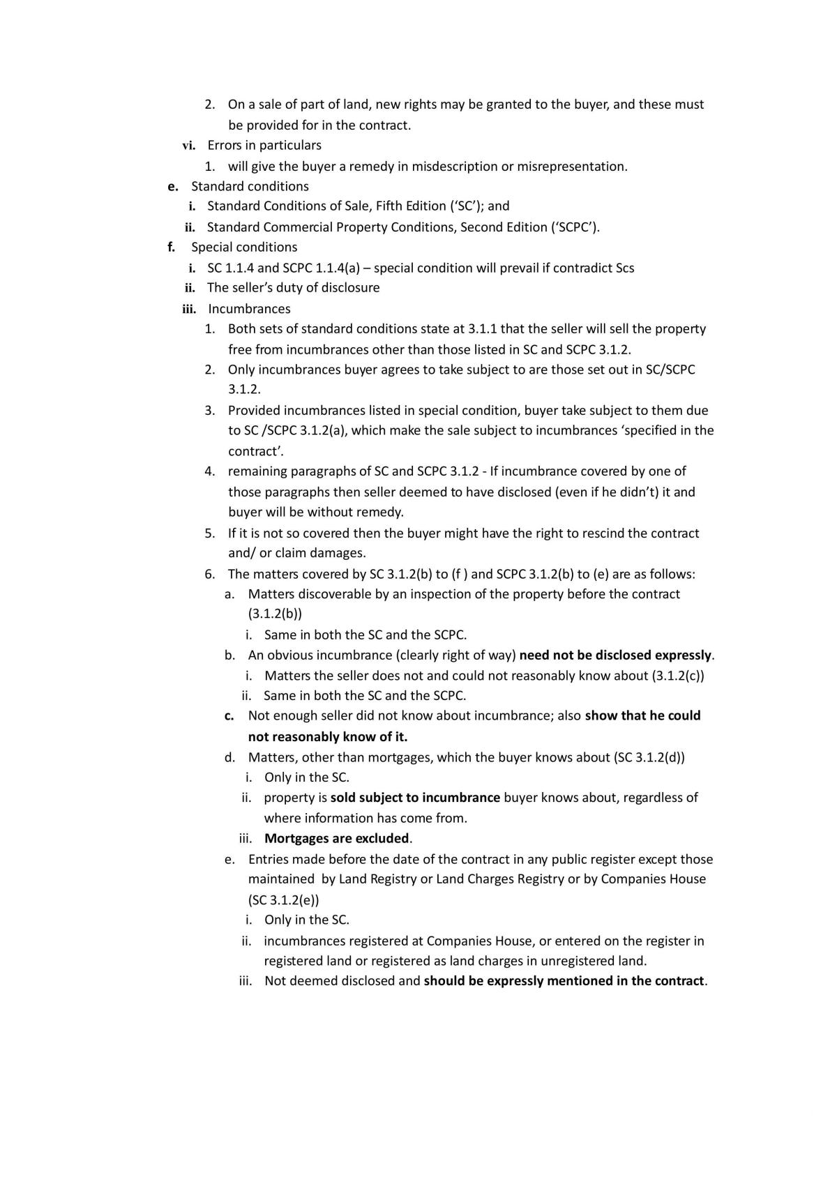 Notes for Property Law - Buyer's Perspective - Page 20