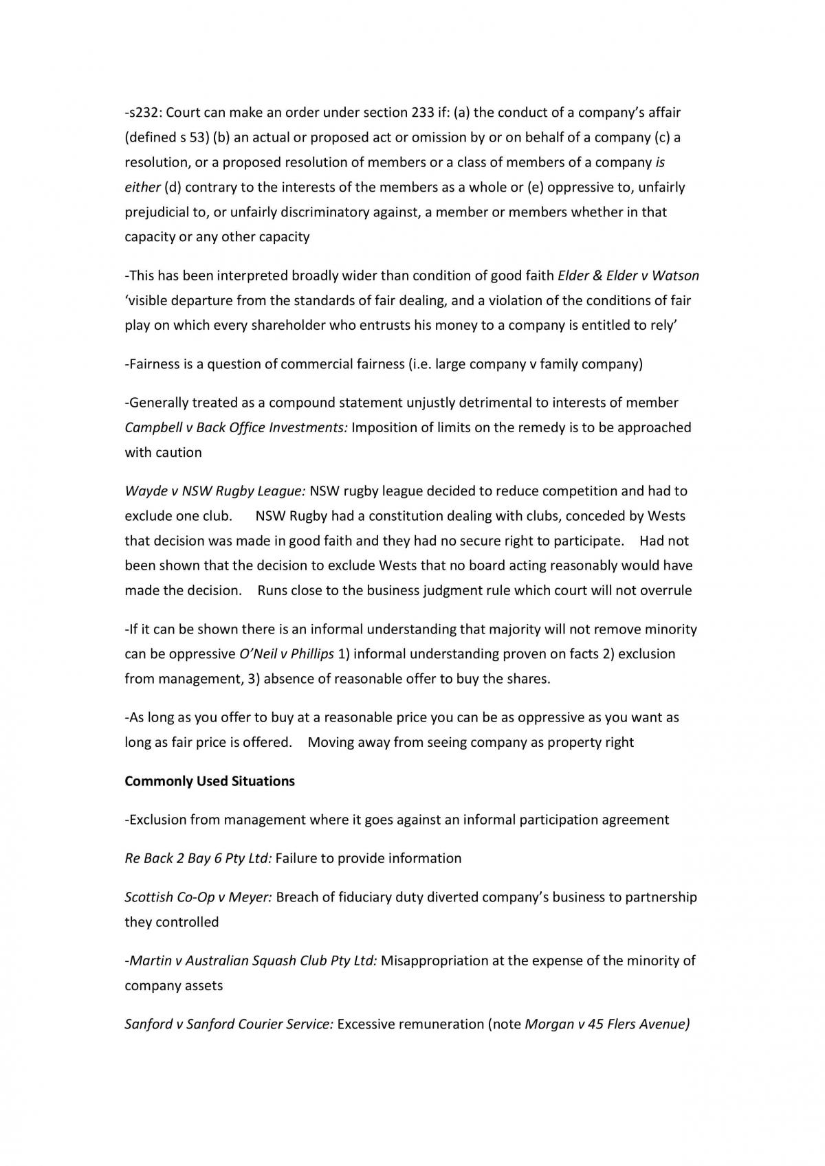 Corporate Law Study Notes - Page 57