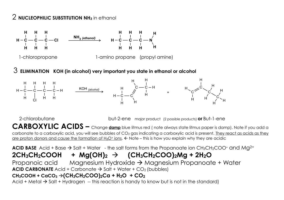 Level 2 Organic Chemistry 2.5 Full Summary Notes - Page 10