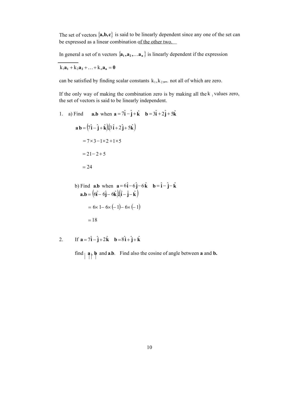 Revision Notes for Engineering Mathematics 1 - Page 10