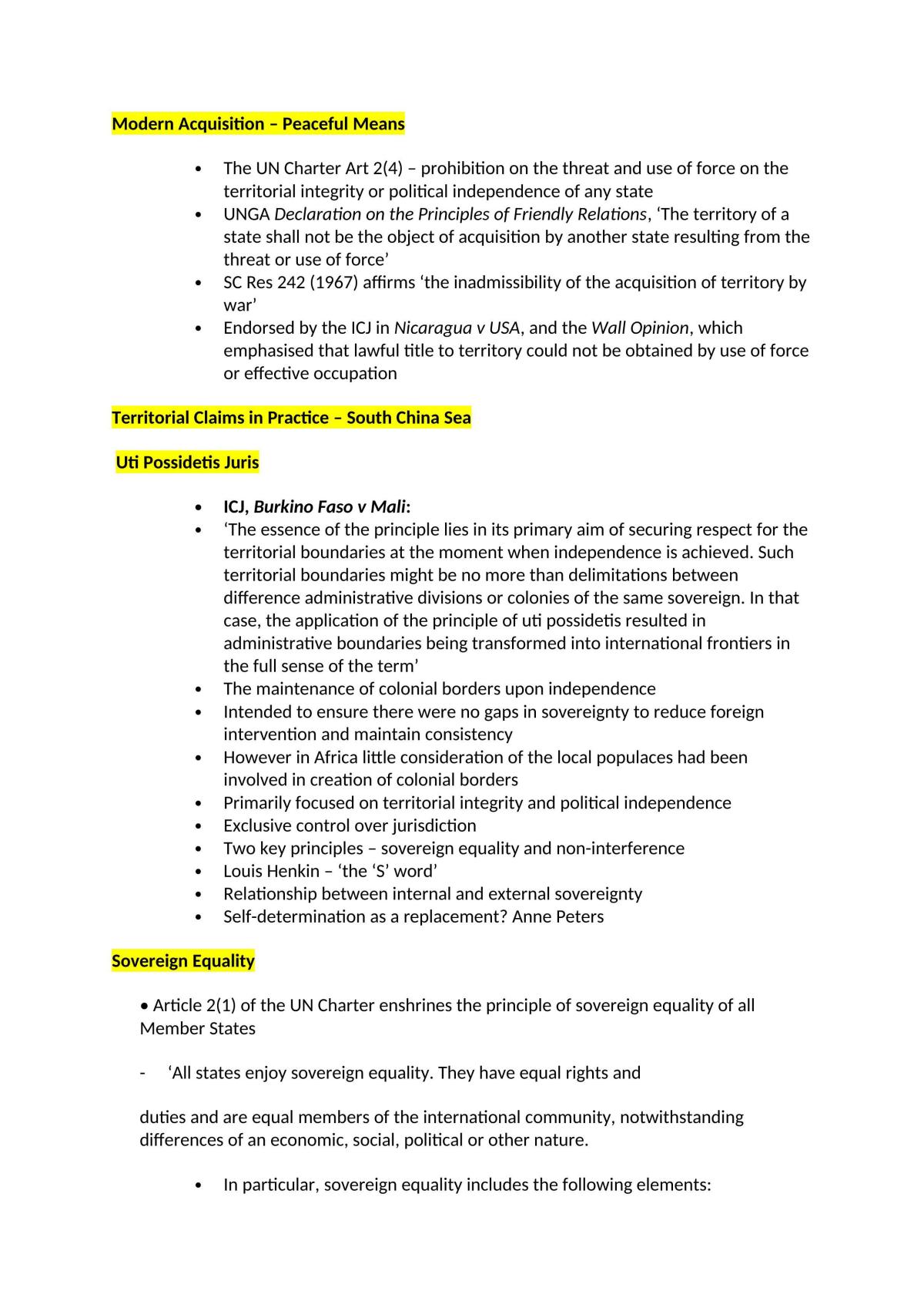 International Law Notes - Complete Study Notes - Page 39