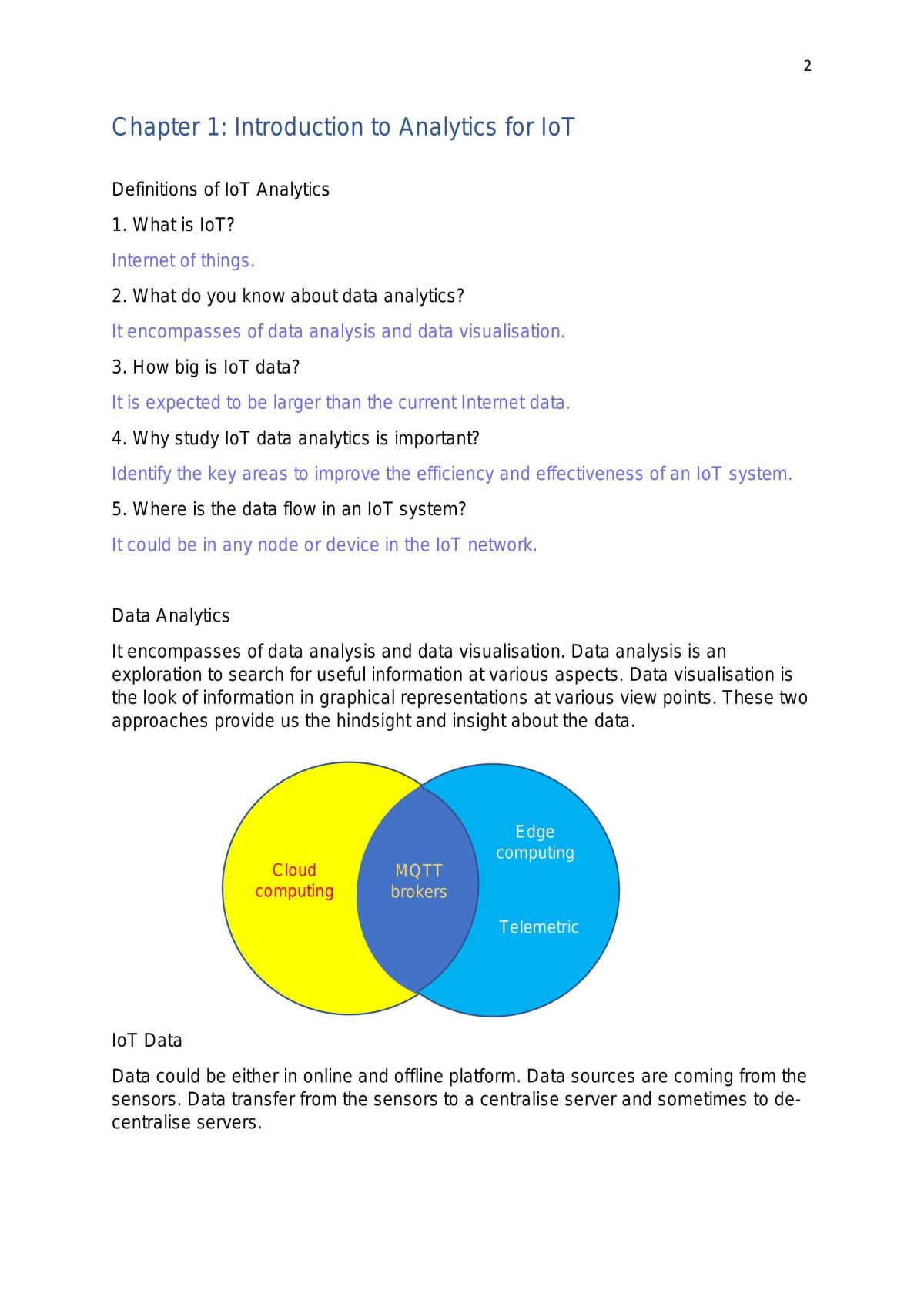 Analytics for IoT notes - Page 2