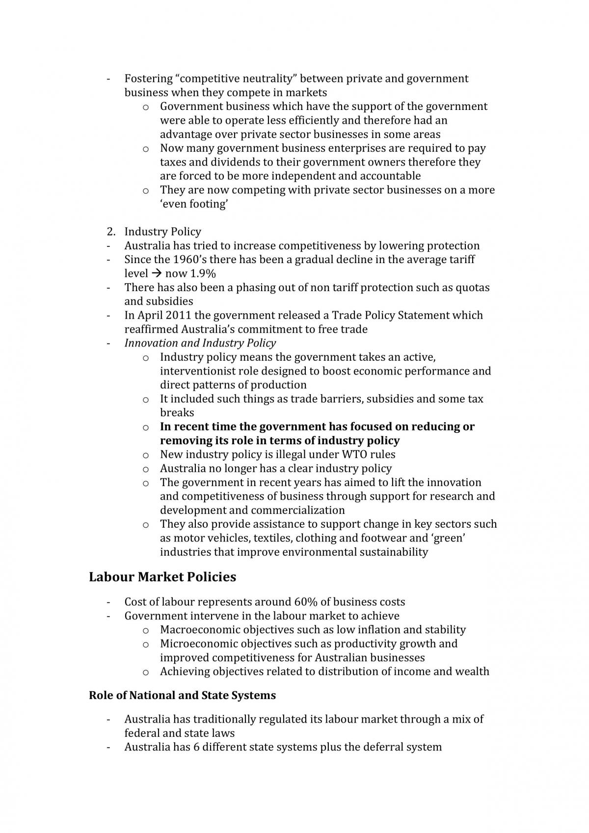 Economics Topic 4 Study Notes - Page 13