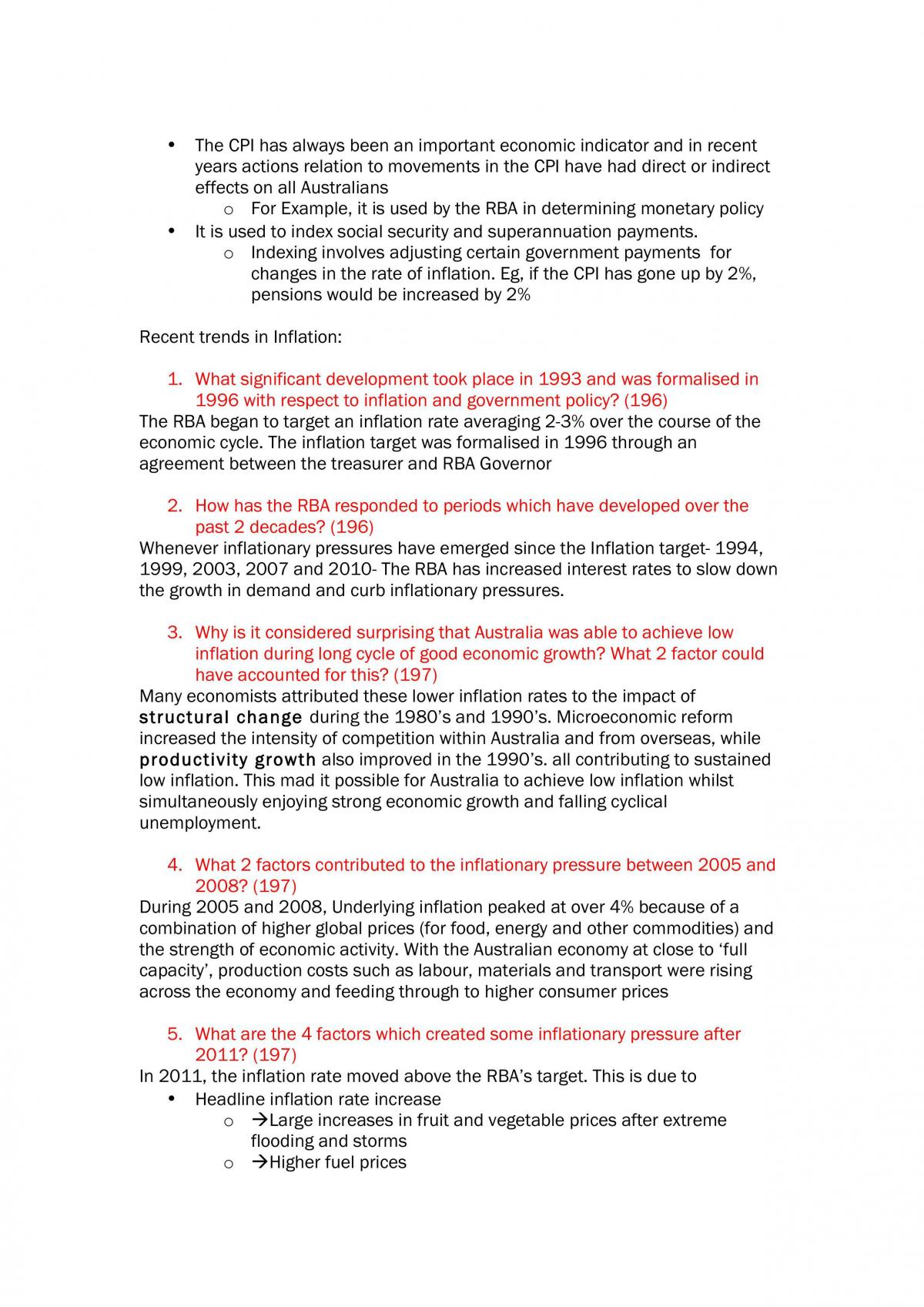 Economics Topic Three Study Notes - Page 18