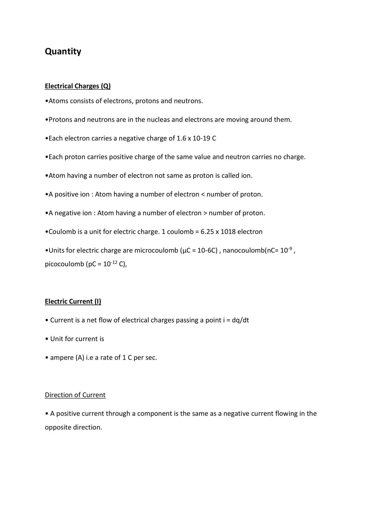 Lecture Notes -  EEU 104 Electrical Technology - Page 2