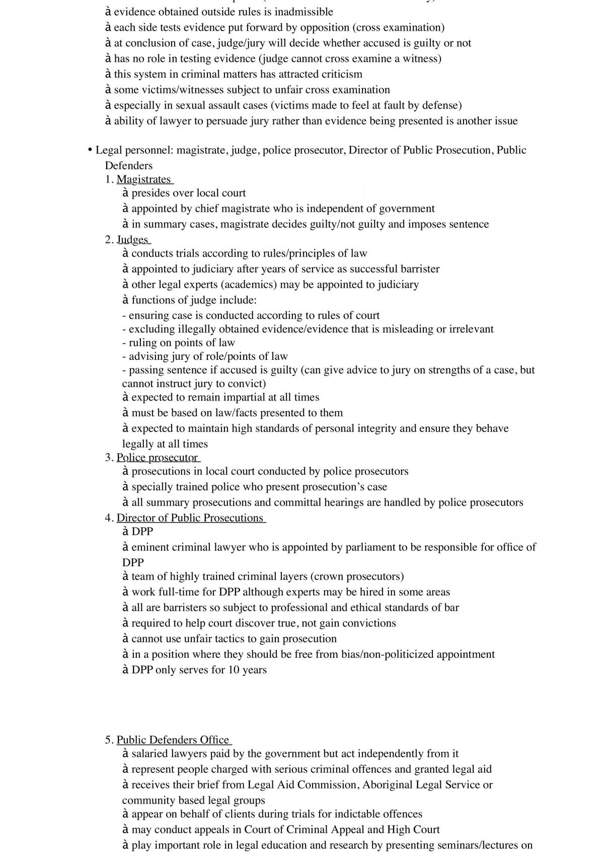 HSC Legal Studies Crime Notes - Page 12