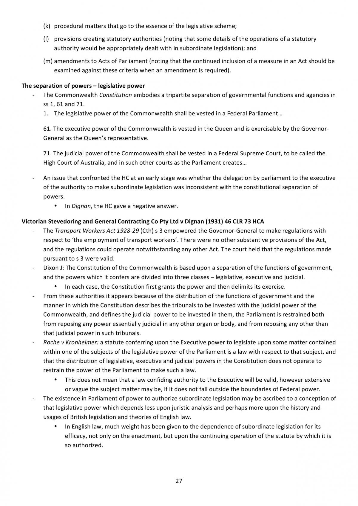Admin Law Study Notes - Page 27