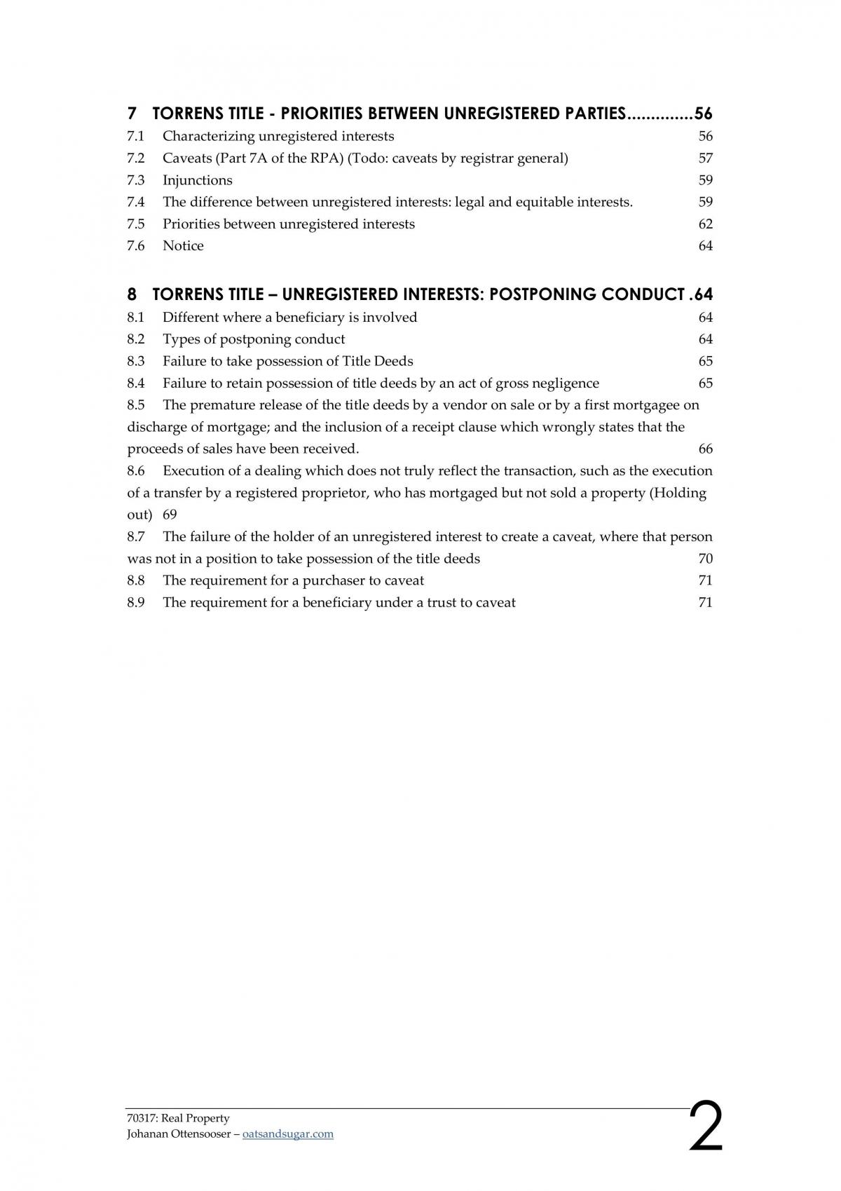 Property Law notes - Page 2