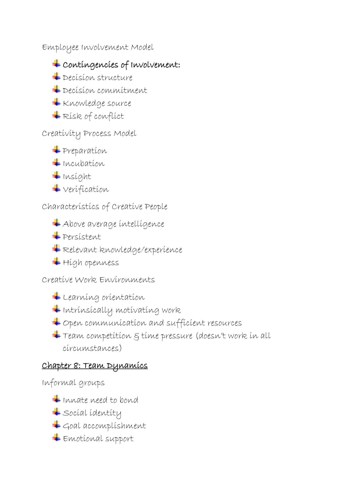 Organisational Behaviour Notes - Page 10