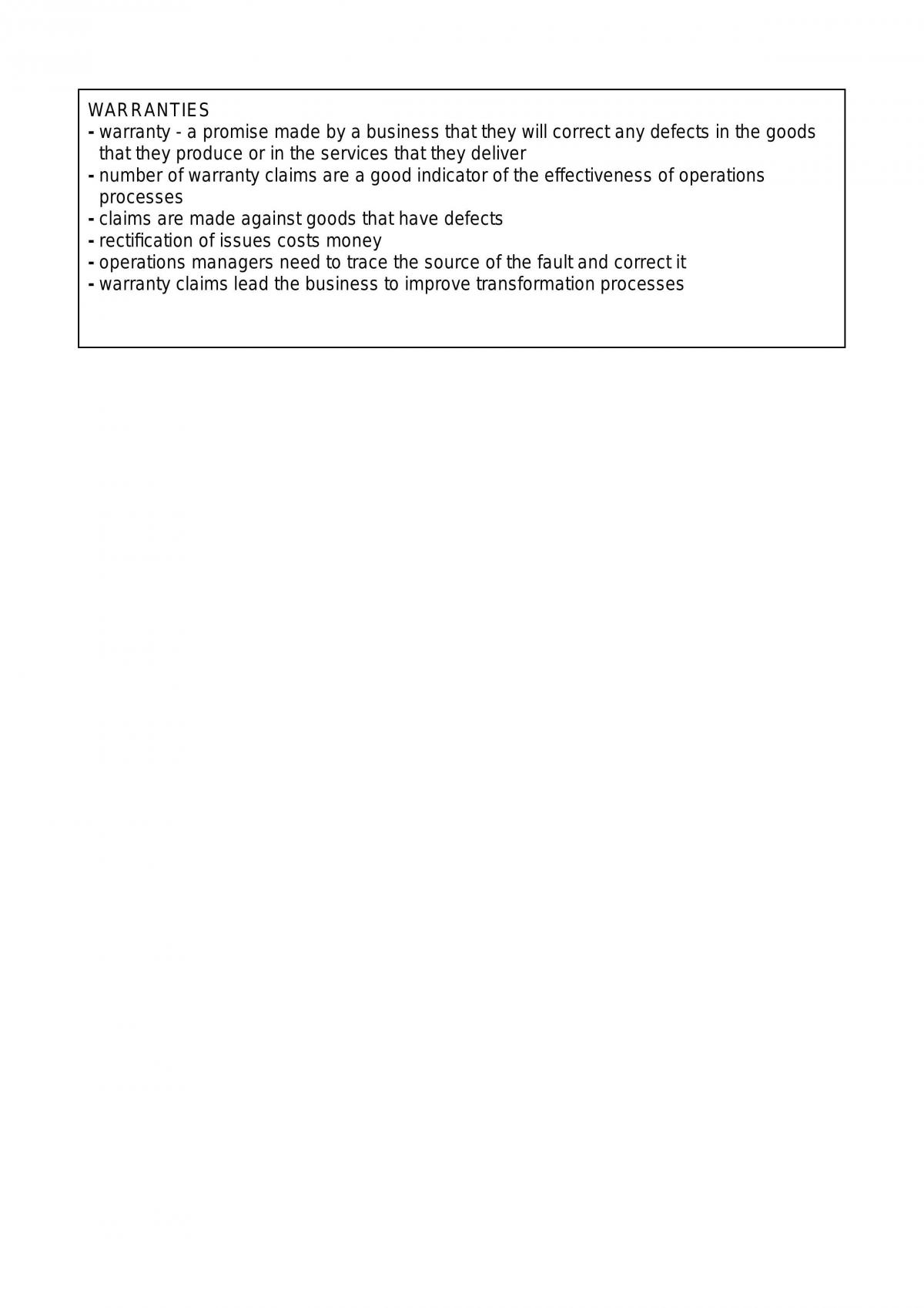 Operations Management Notes - Page 11