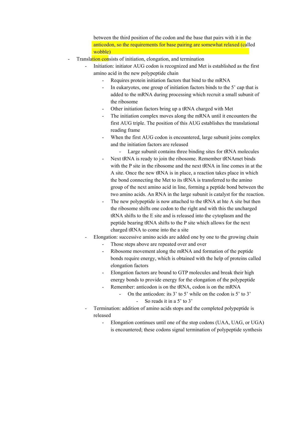 Cell & Molecular Biology Study Guide - Page 23