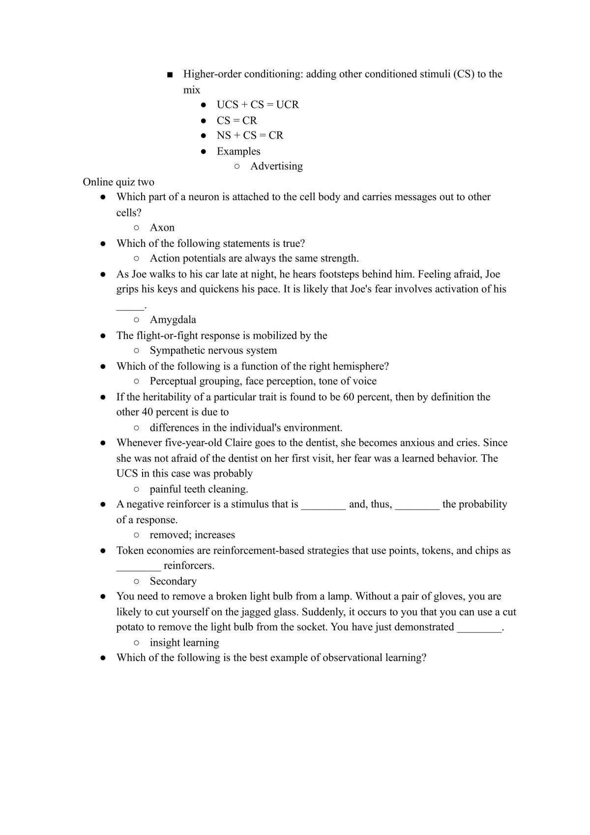 Introduction to Psychology Study Guide - Page 14