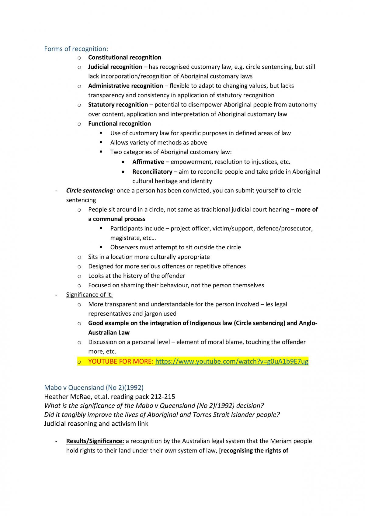 Foundations of Law Exam Notes  - Page 42