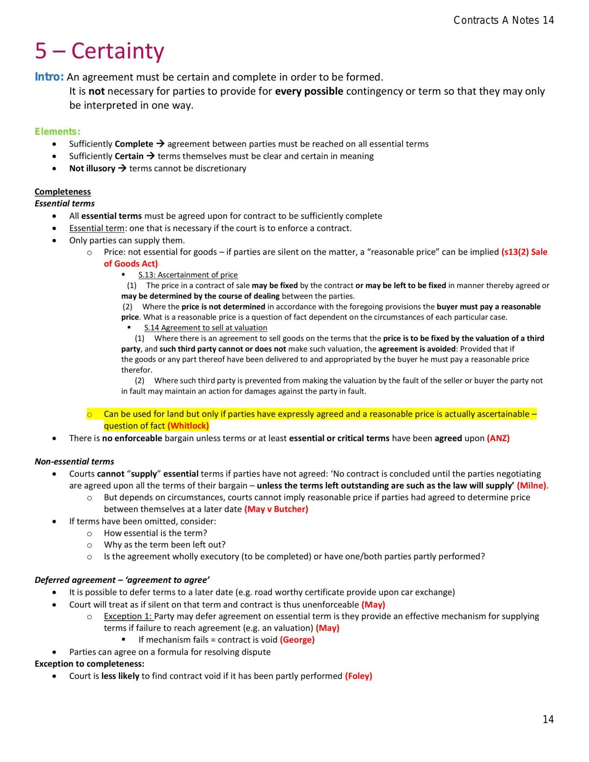 Contract A (HD notes) - Page 14