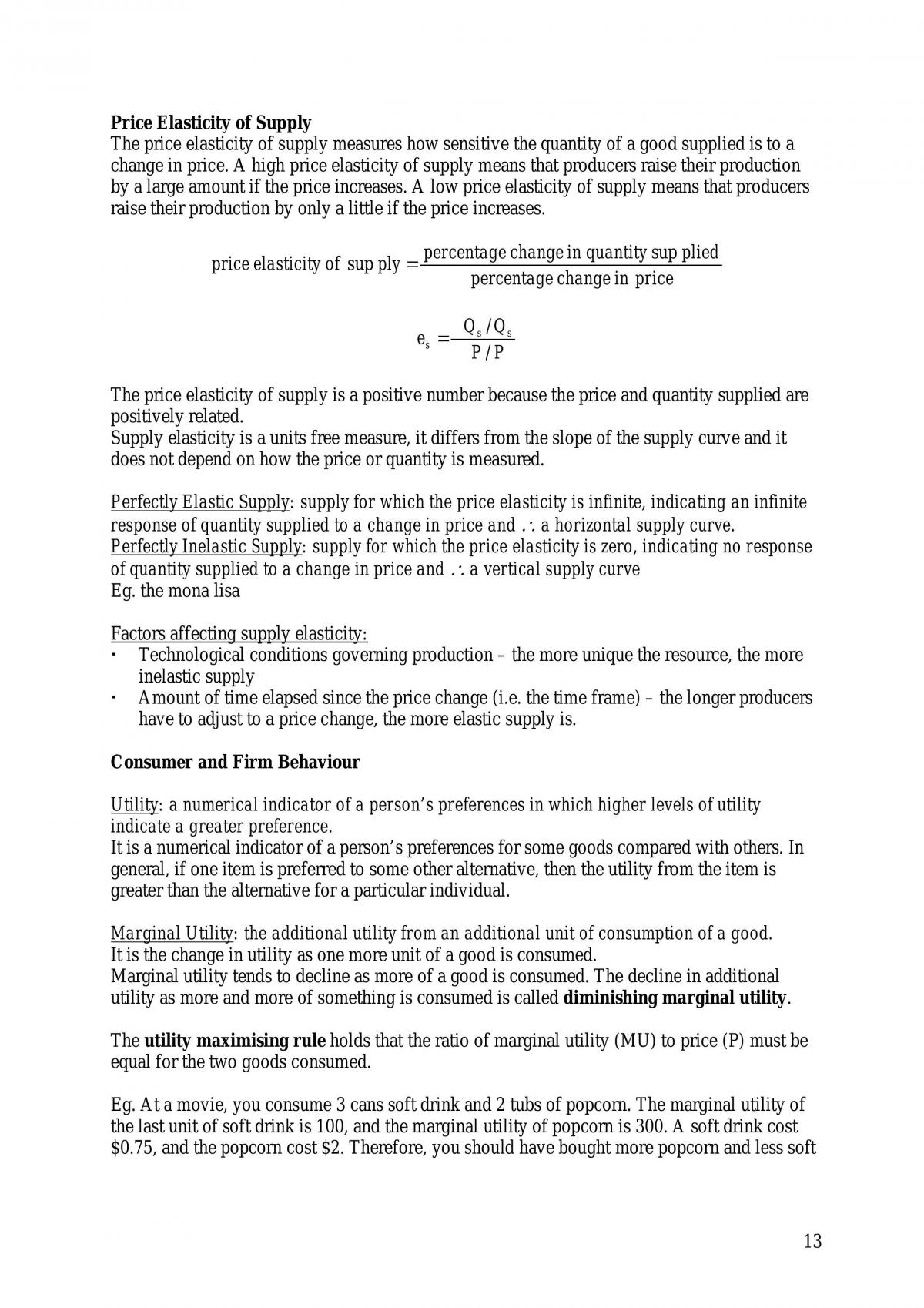 Summaries Of Chapters Studied In Micro - Page 13