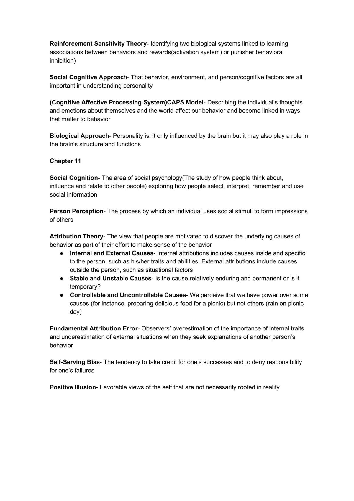 Elementary Psychology Finals Study Guide - Page 14