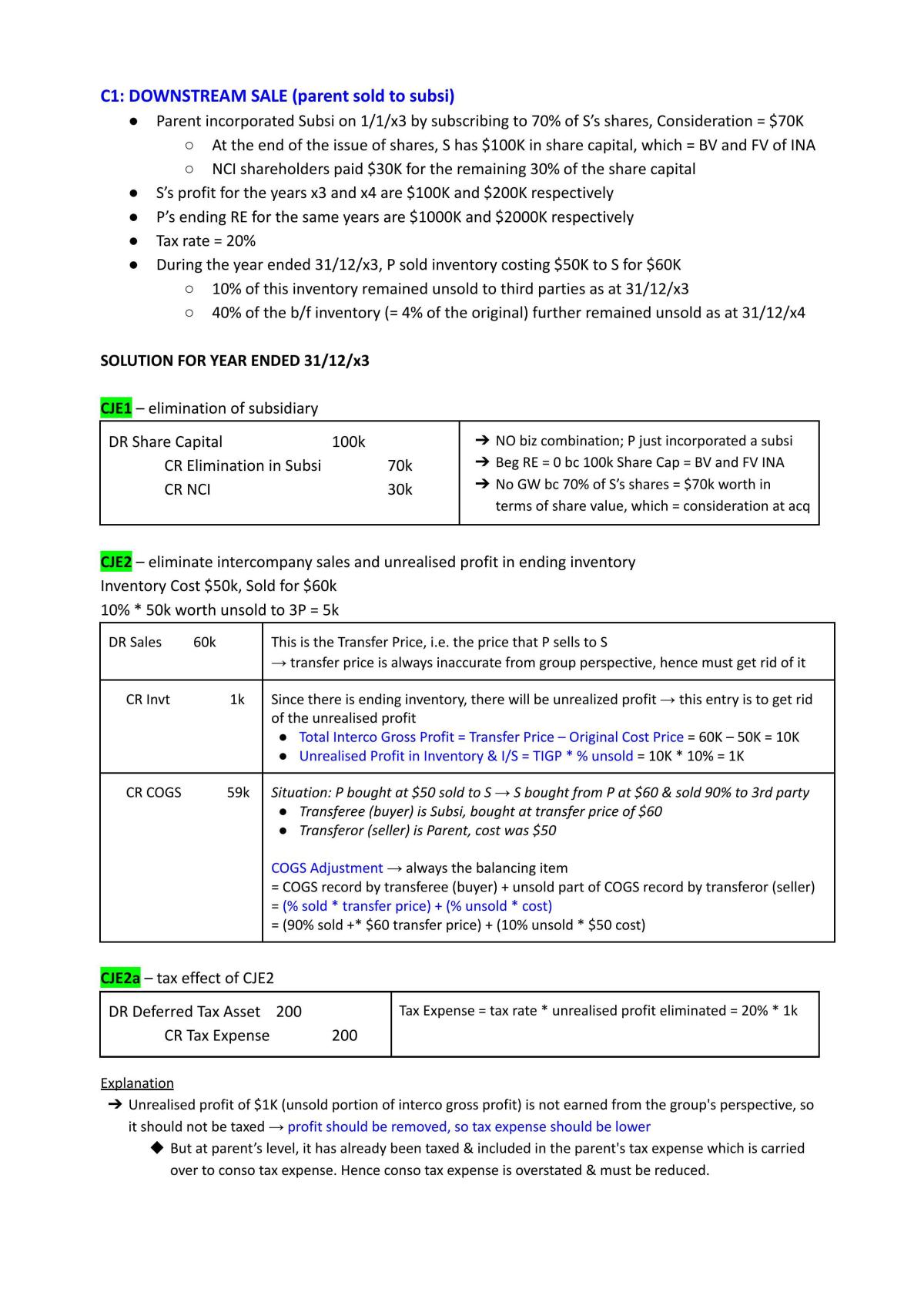 Consolidation Notes - Page 18