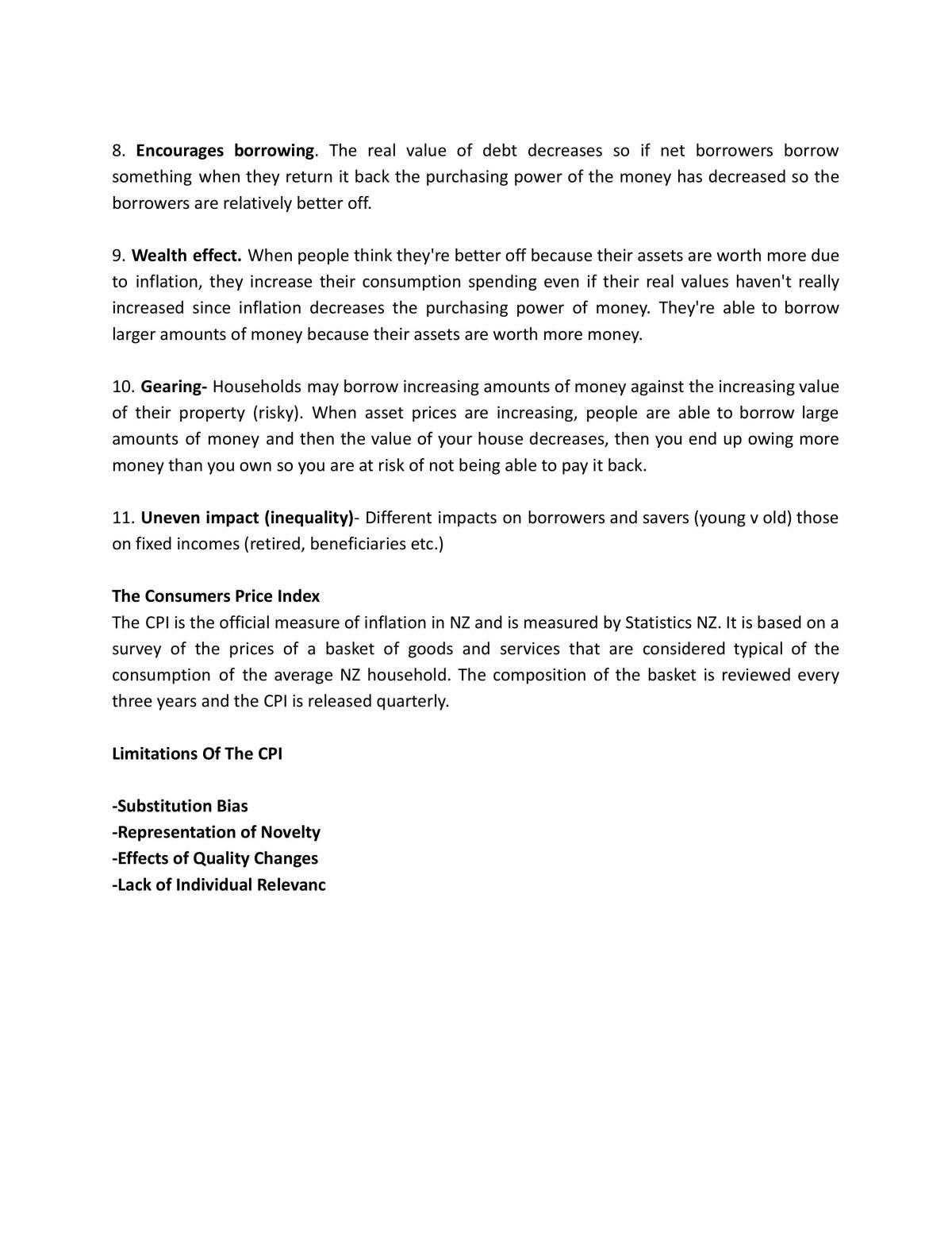 Economics Level 2 Full Notes  - Page 11