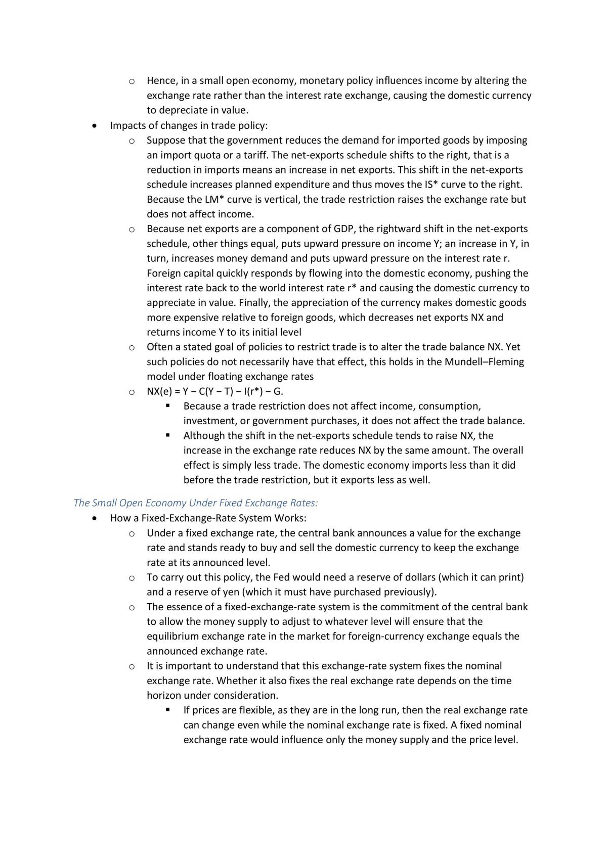 Macroeconomics Notes - Page 30