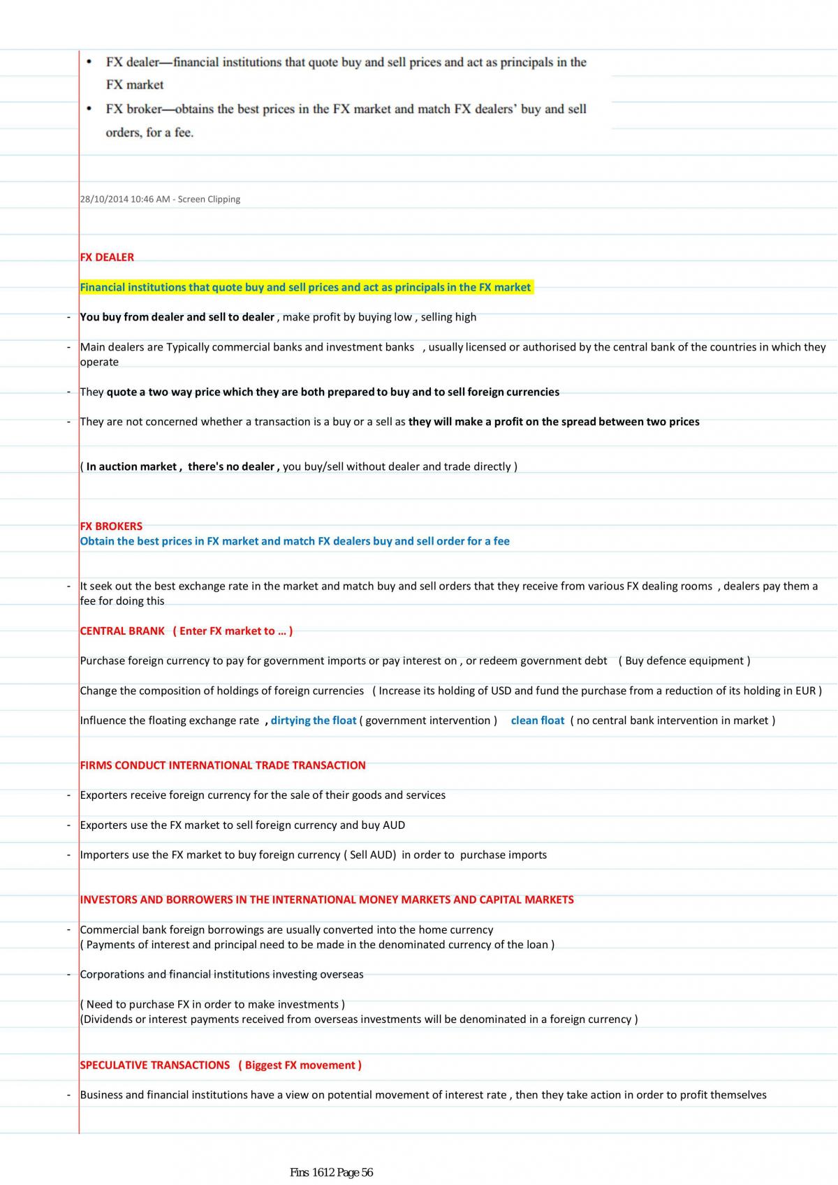 FINS1612 Complete Study Note - Page 56