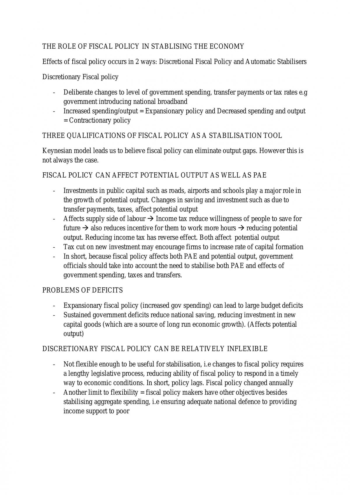 ECON1102 Complete Study Notes - Page 29