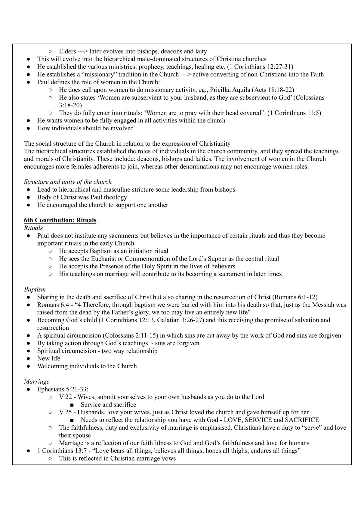 Christianity Depth Study  - Page 10