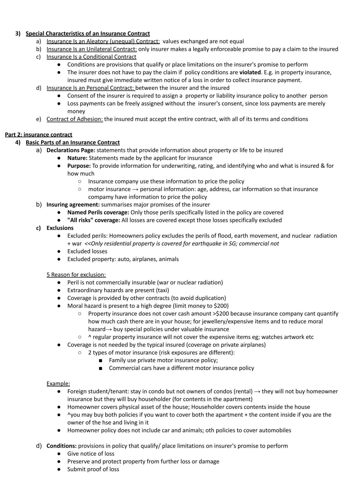 FIN3715 Risk and Insurance Notes - Page 41