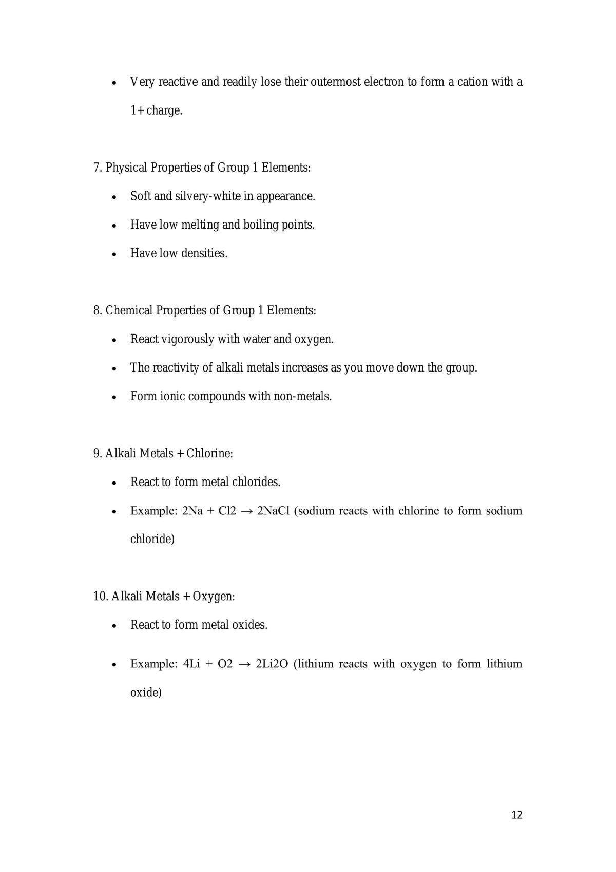 SPM Chemistry Form 4 Study Notes - Page 12