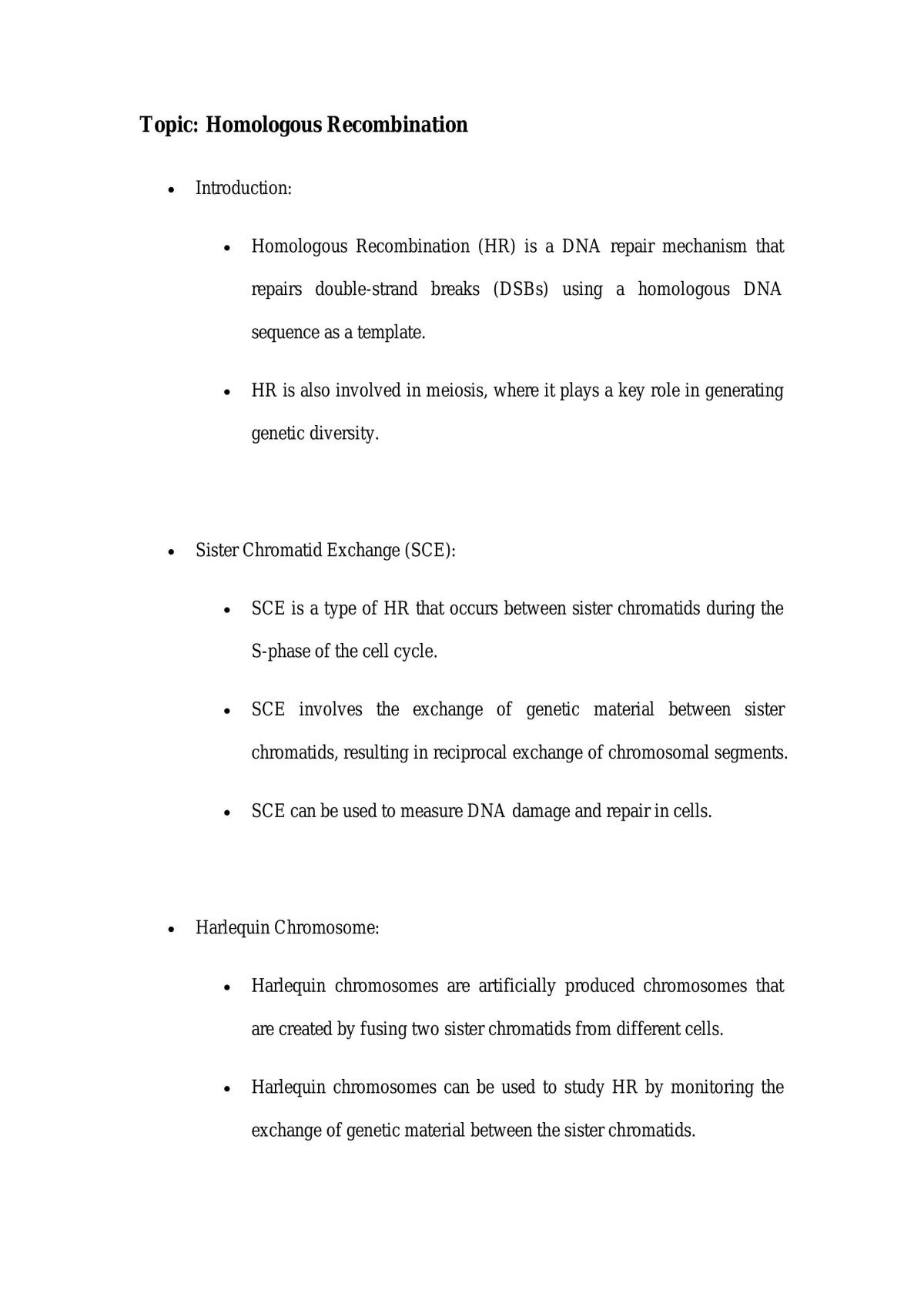 Advanced Genetics Notes - Page 10