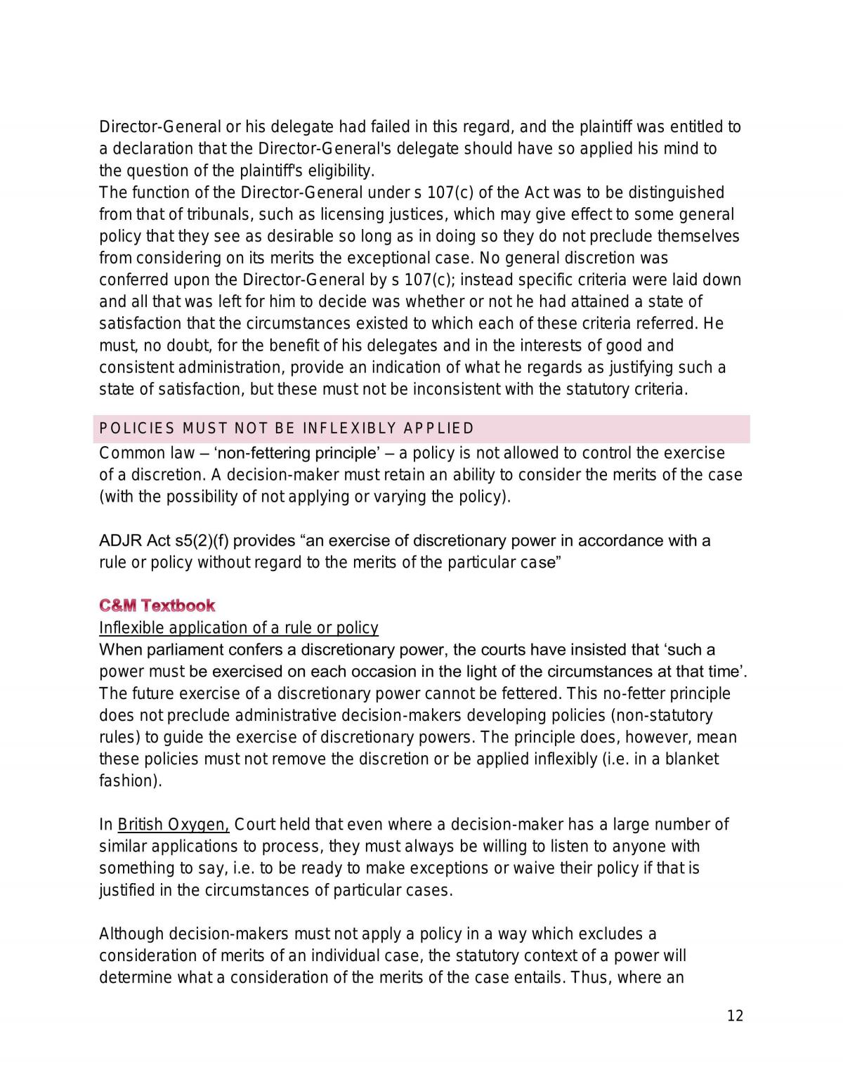 Australian Administrative Law - Page 12