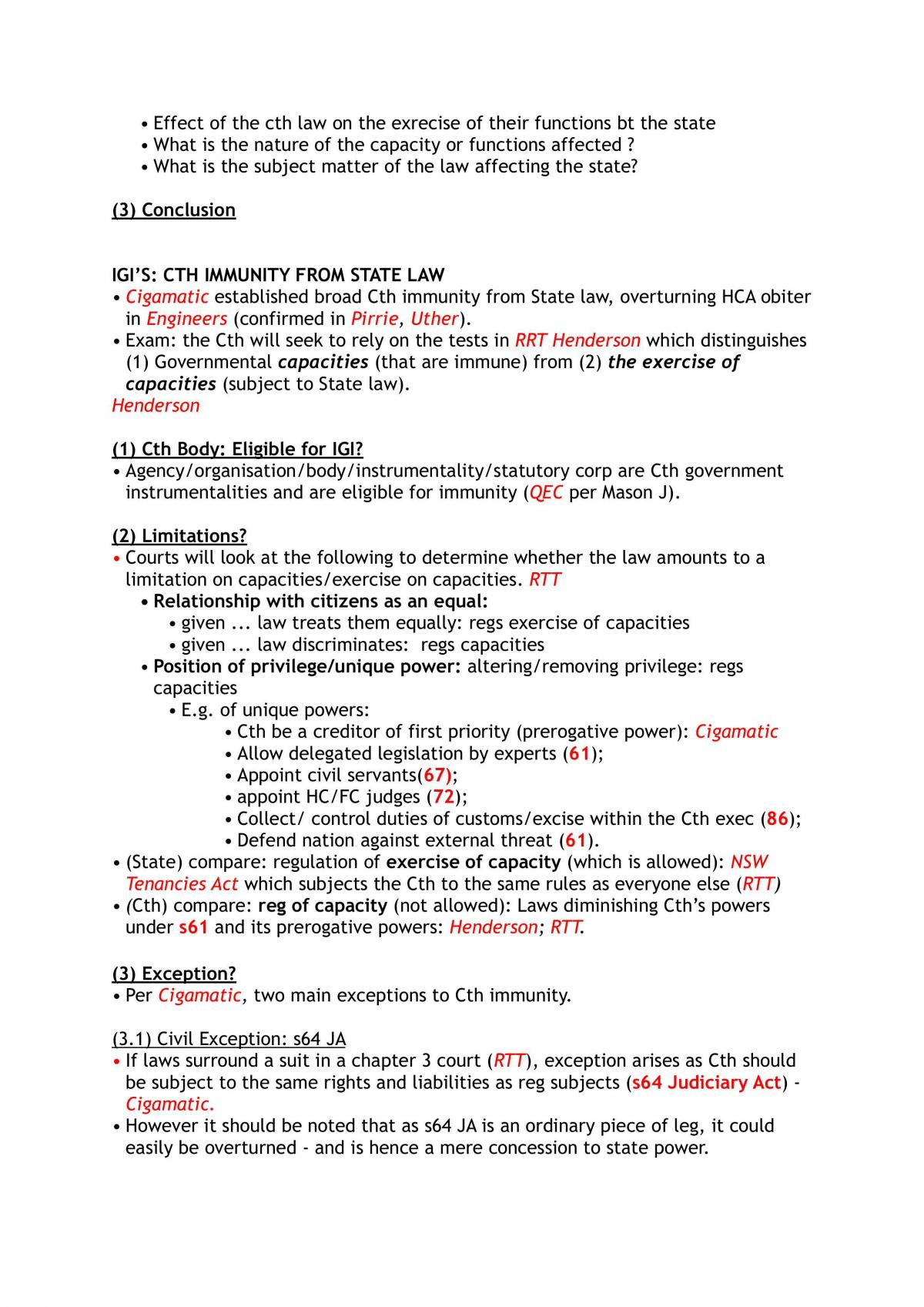 Constitutional Law Sketch Notes 2015 - Page 14