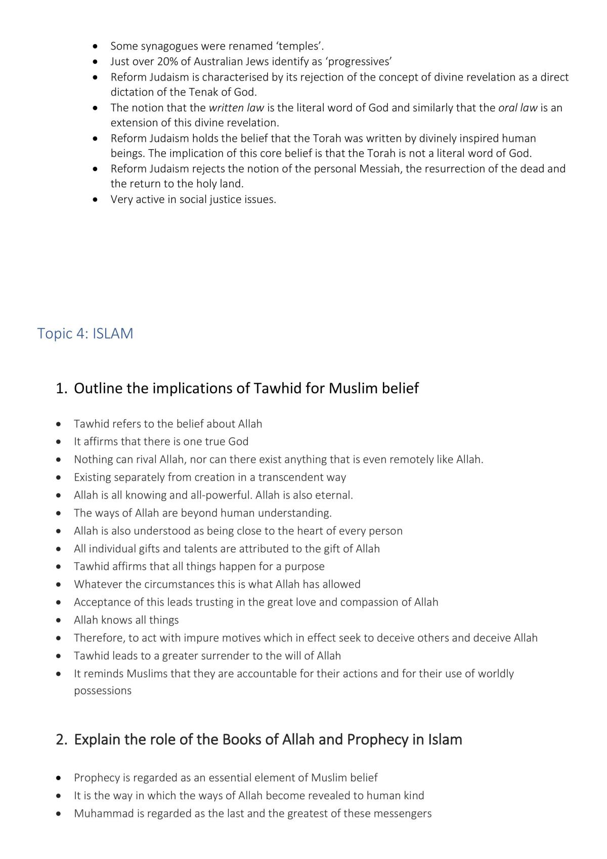 Religion year 11 notes - Page 10