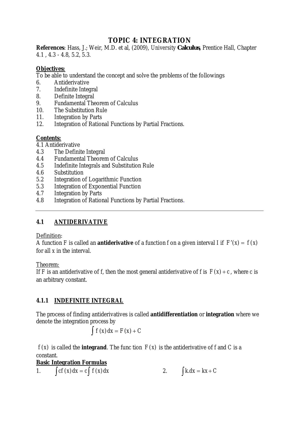 PCM0235 Calculus Notes - Page 23