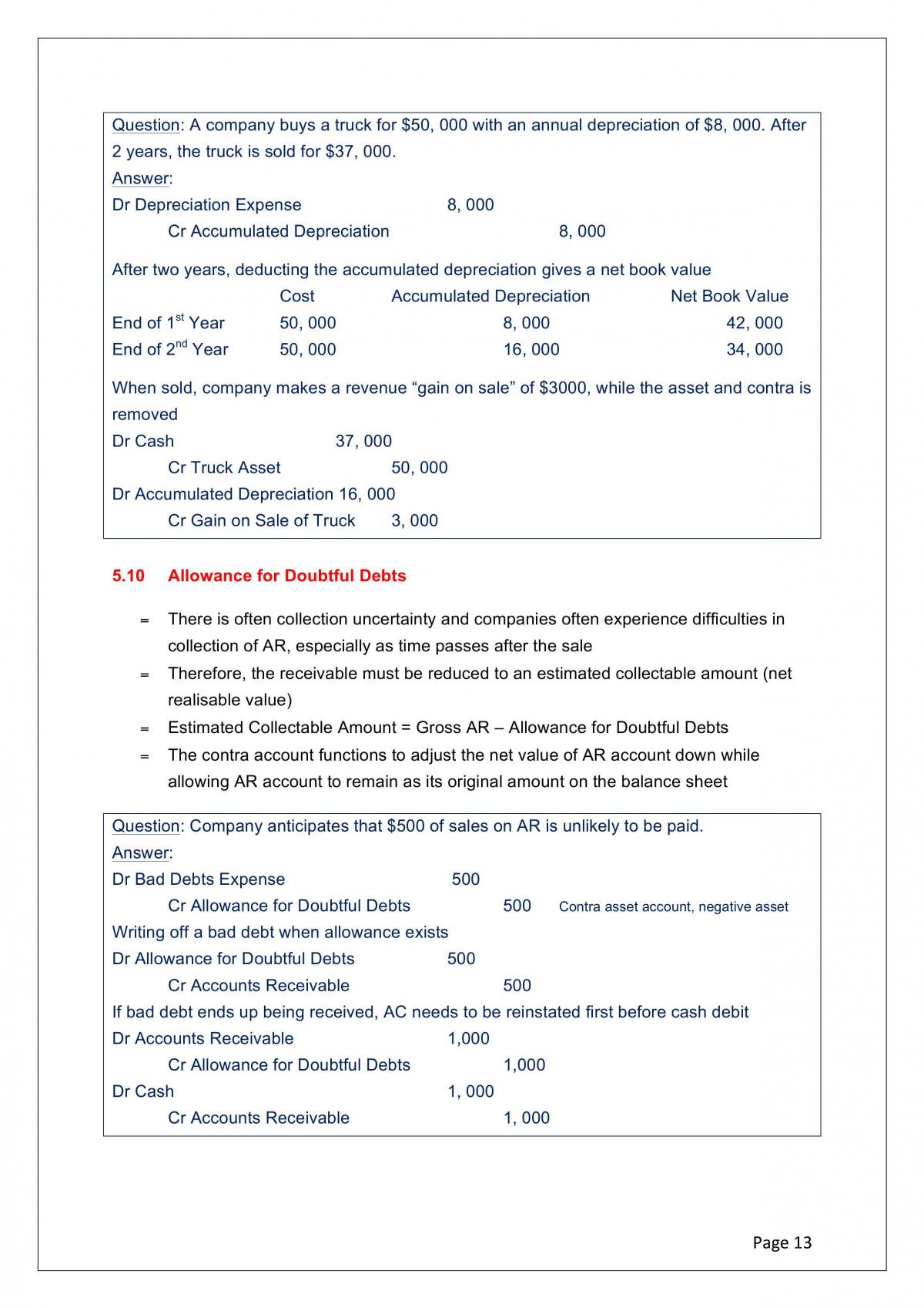 ACCT1501 Study Keynotes - Page 13