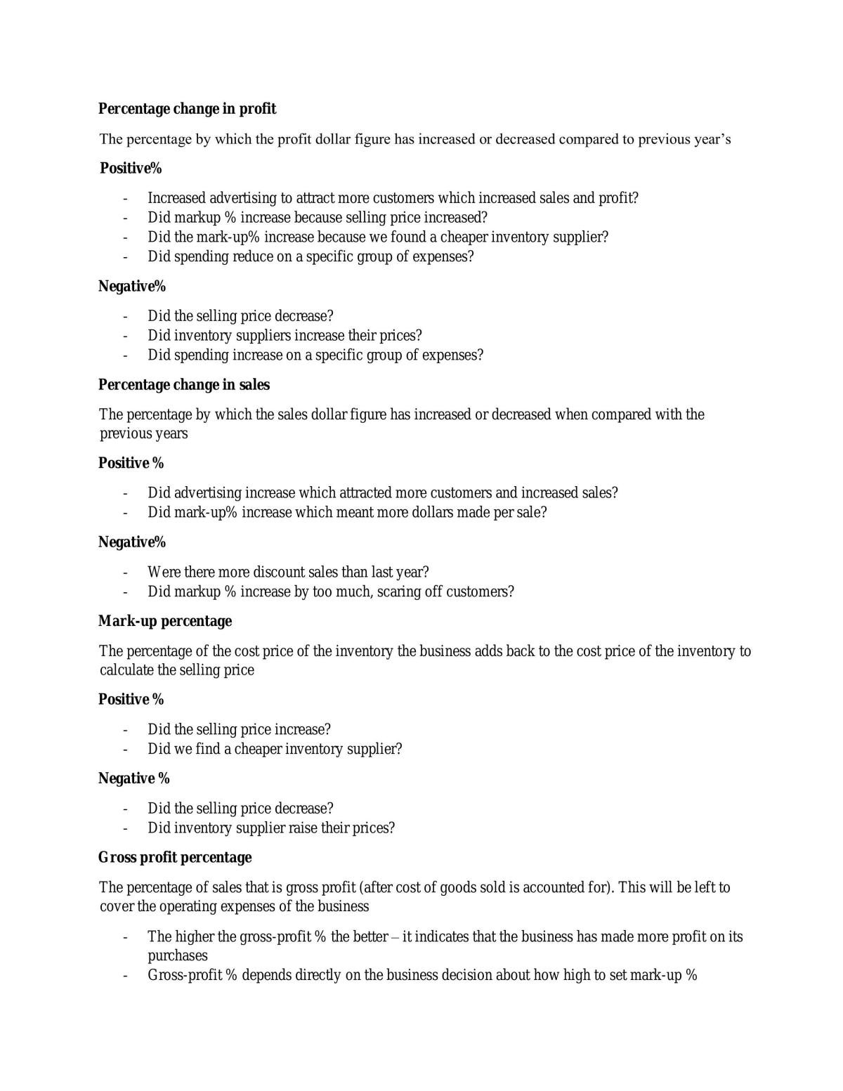 Interpret accounting information for sole proprietors - level 1 - Page 2