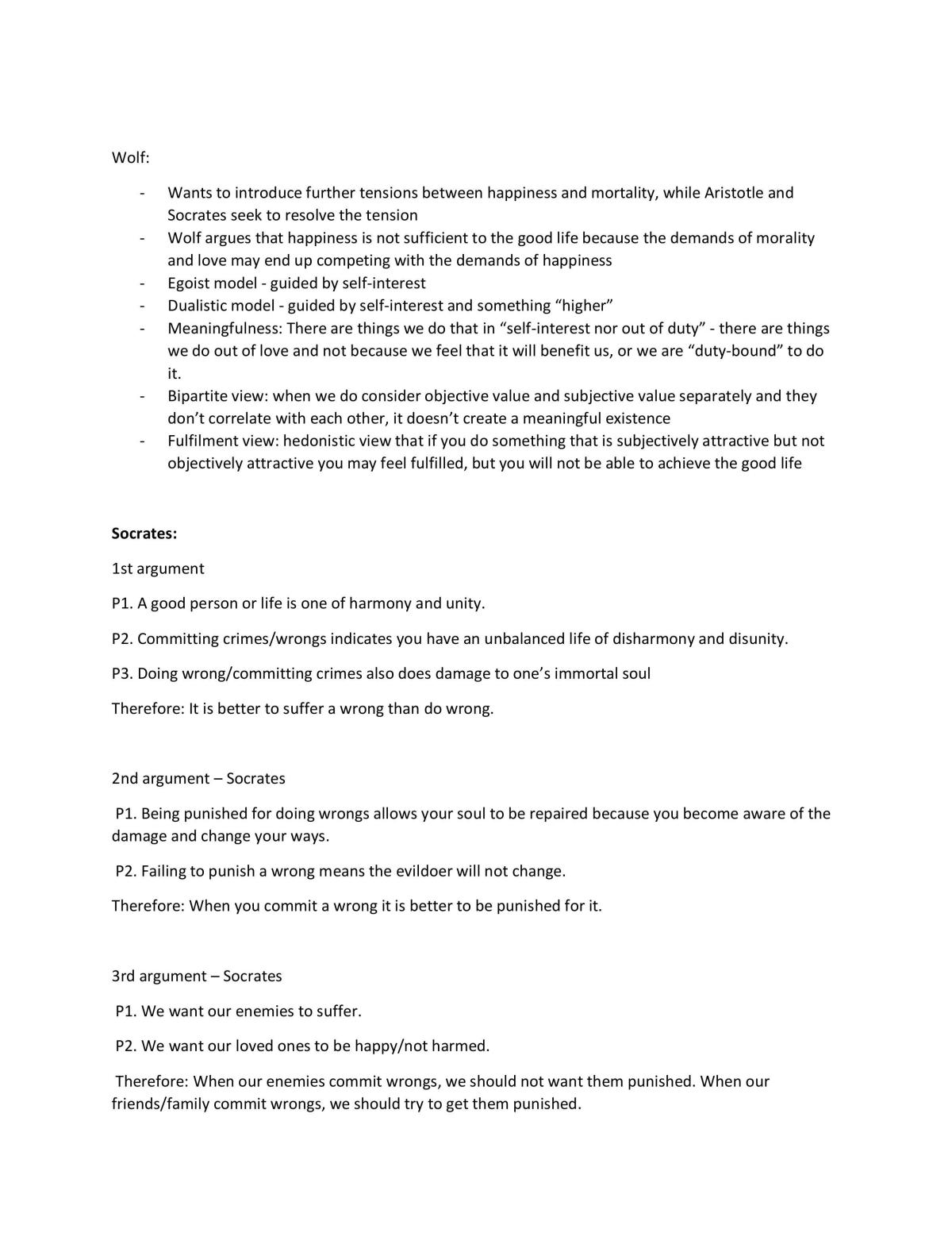 Philosophy unit 3/4 summary notes  - Page 16