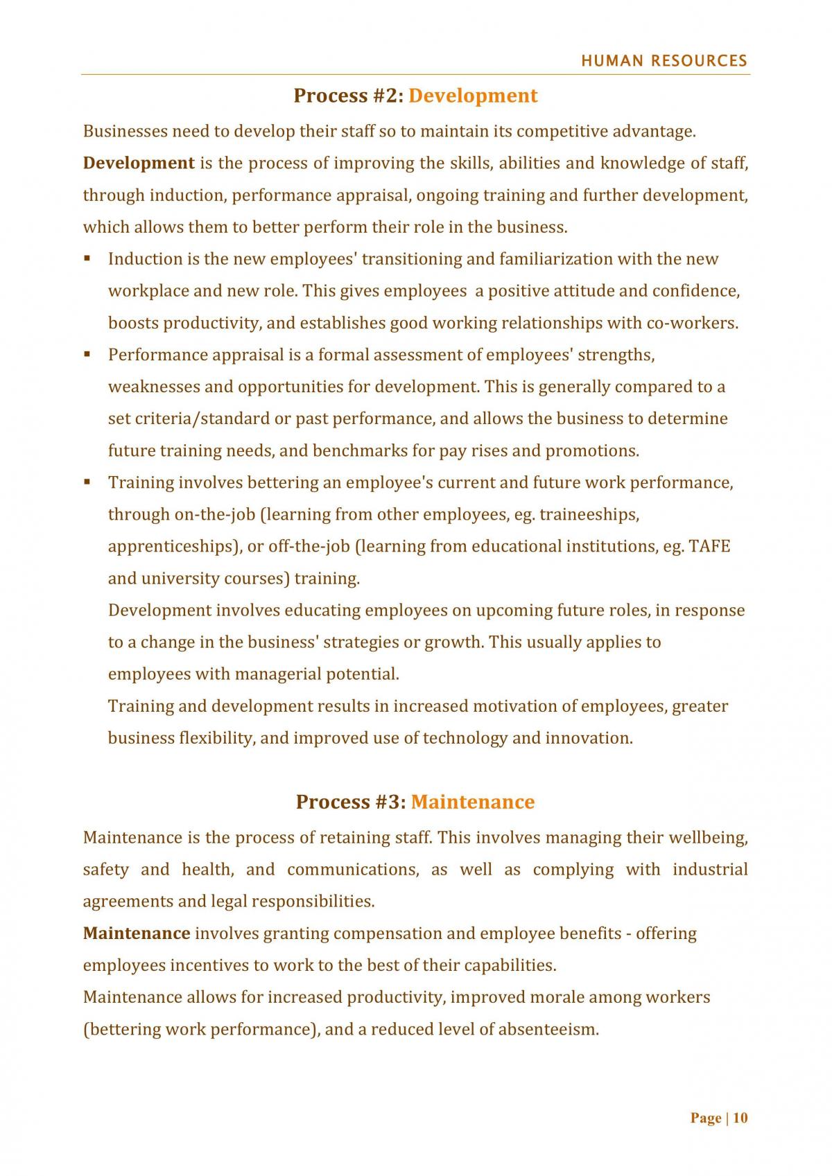 Complete Human Resources Notes - Page 10