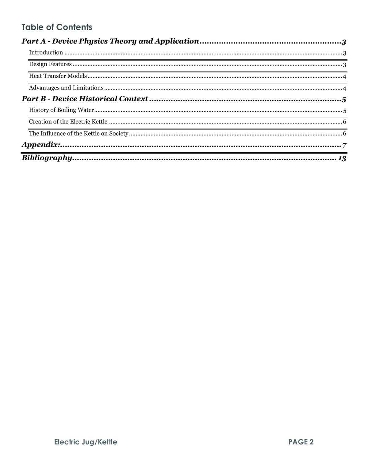 Electric Kettle Research Assignment - Page 2