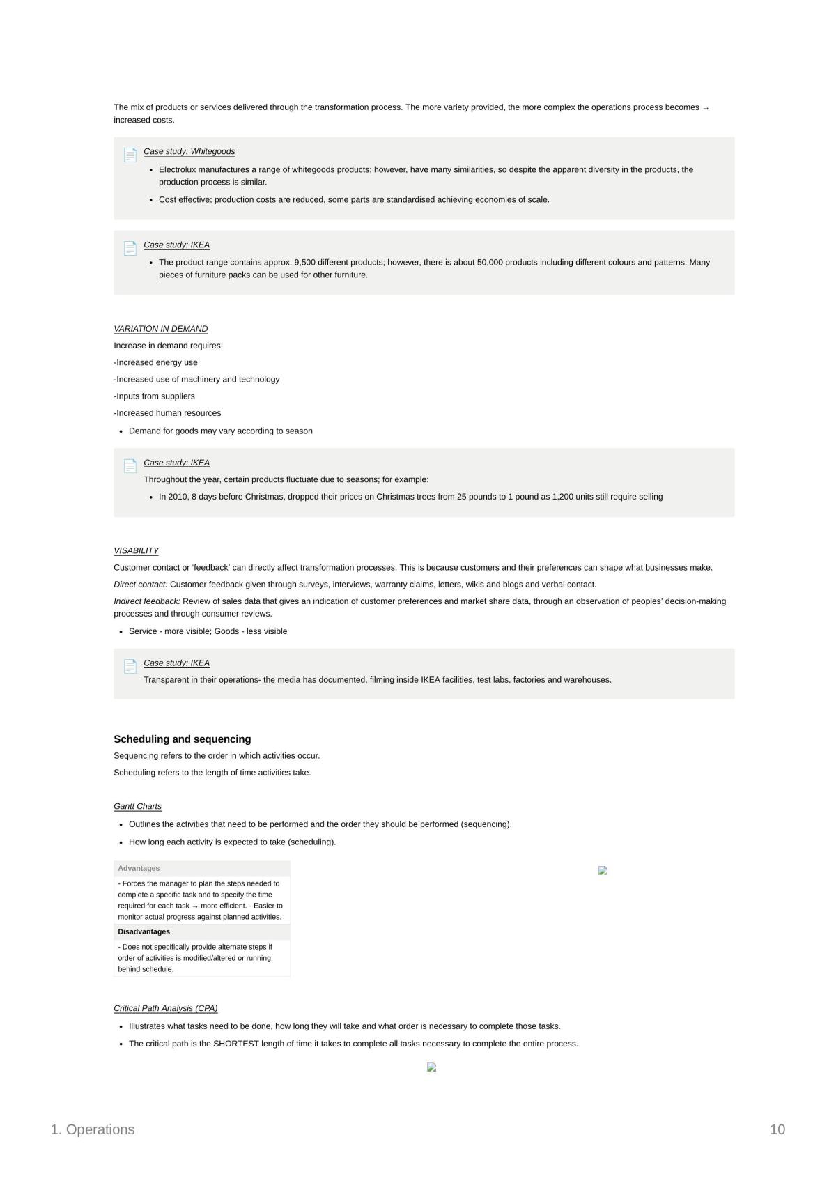 HSC Operations Study Notes  - Page 10