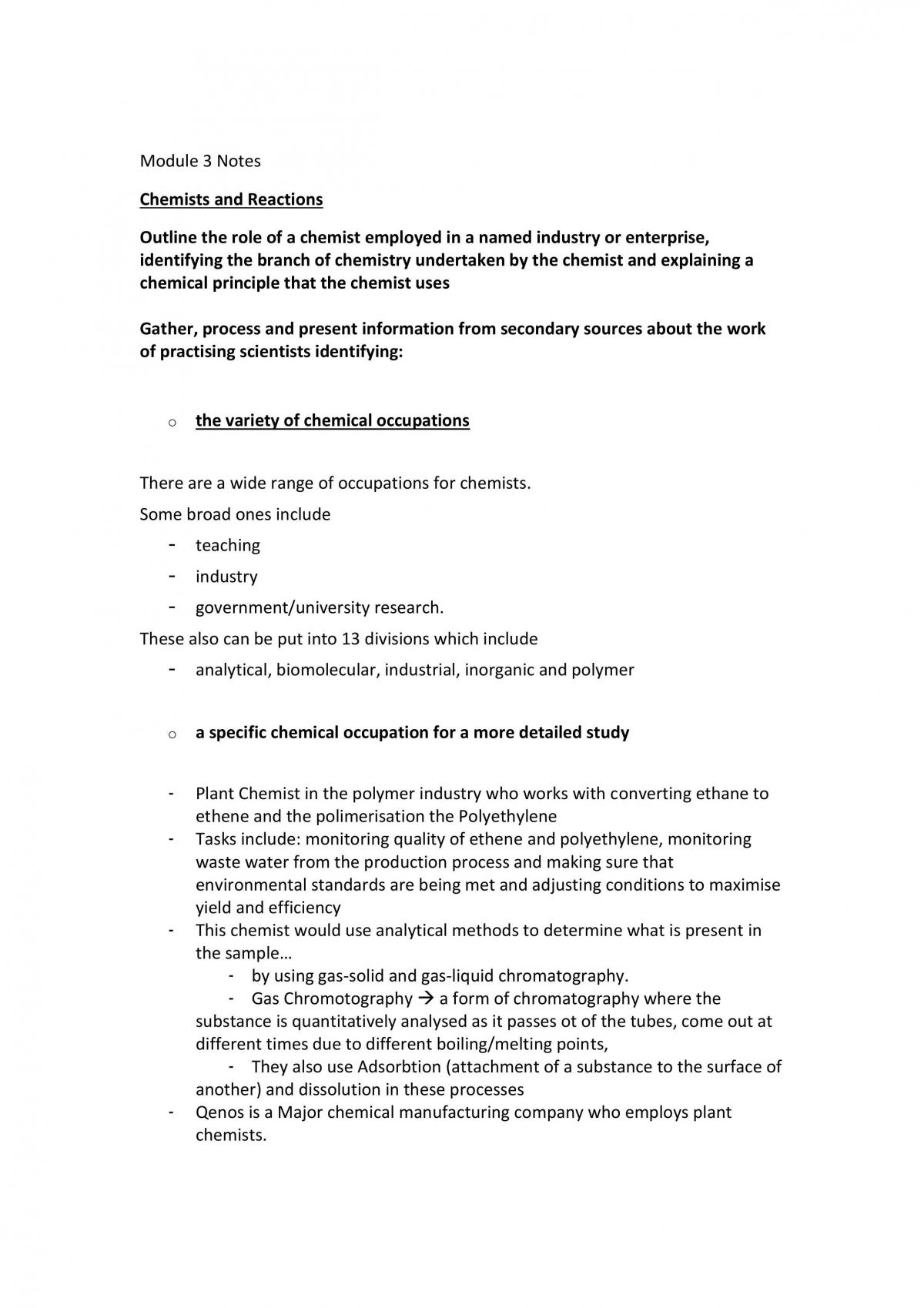 Chemistry Notes HSC Course - Page 42
