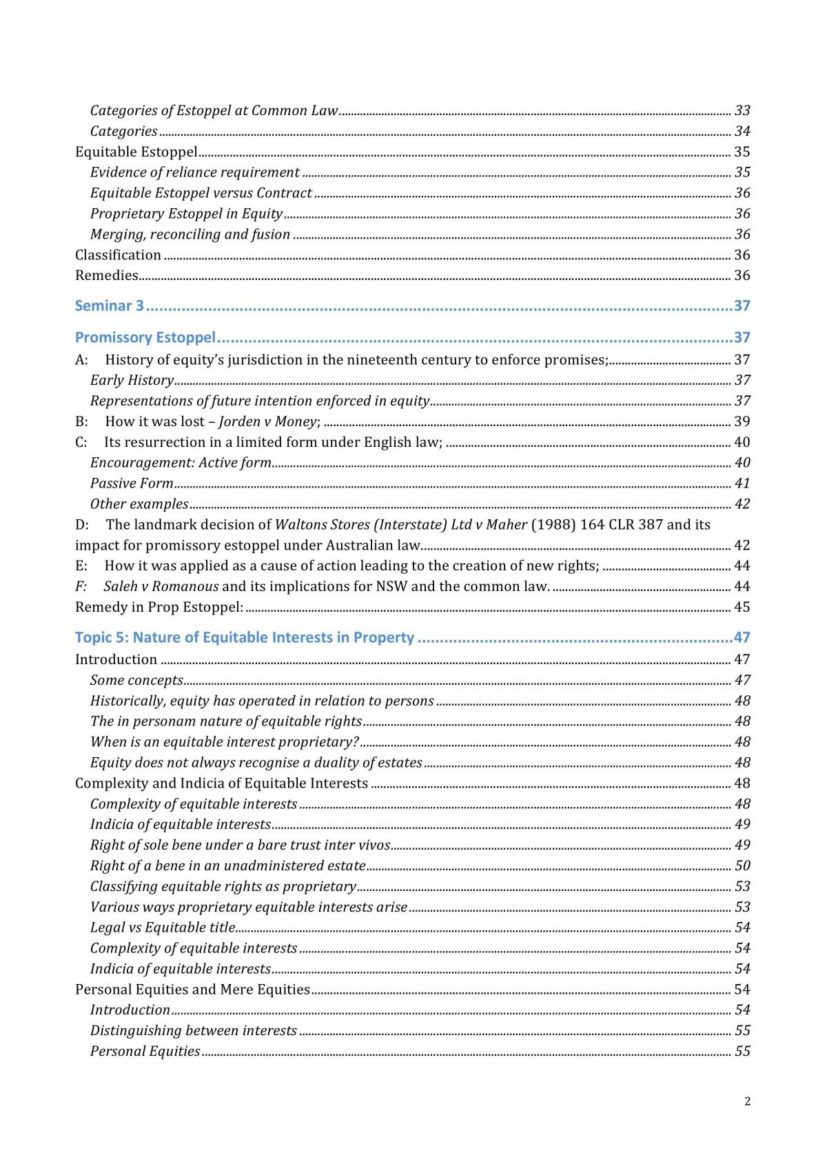 Equity And Trusts Notes - Page 2