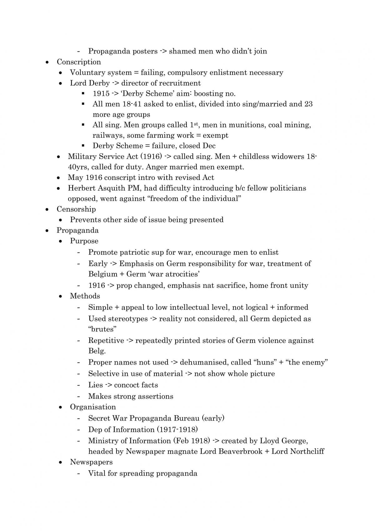 WWI Notes - Page 10