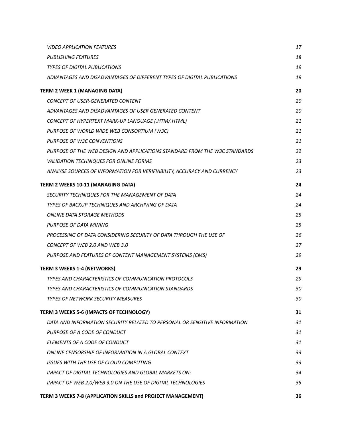 Complete Y12 study notes - Page 2