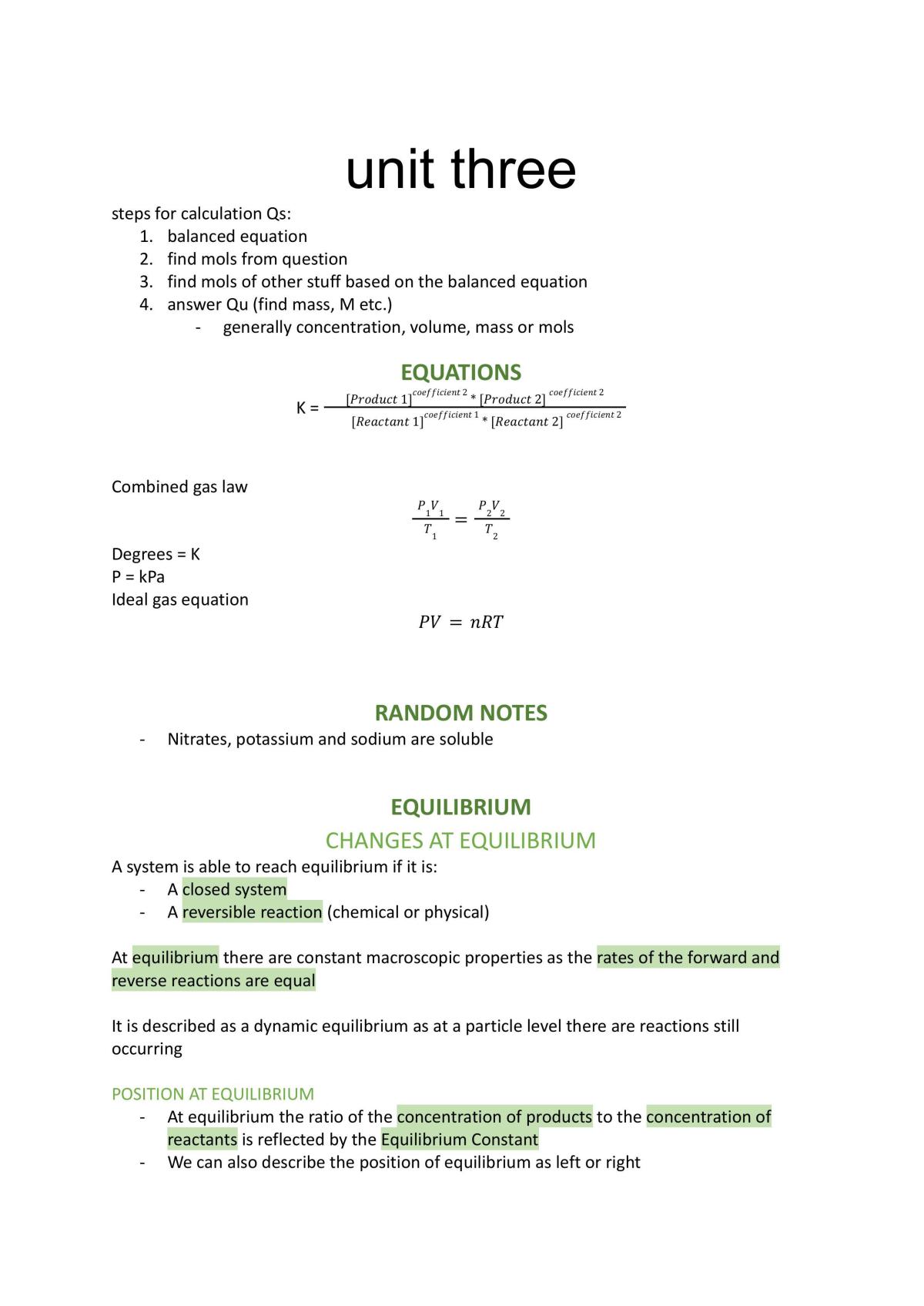 Chemistry complete study notes U3 U4 - Page 2