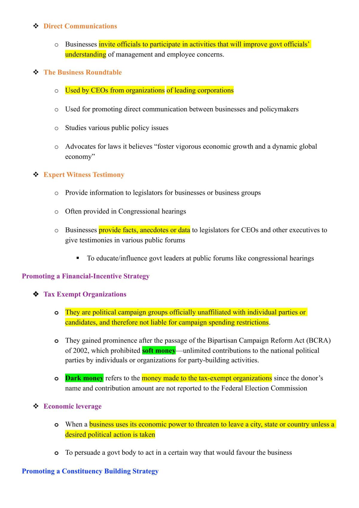 Business, Government and Society Revision Notes - Page 44