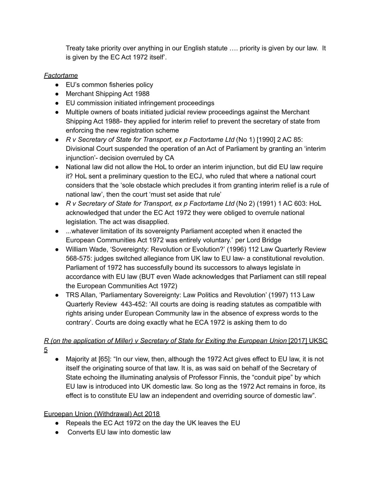 Constitutional and Administrative Law Study Notes - Page 13