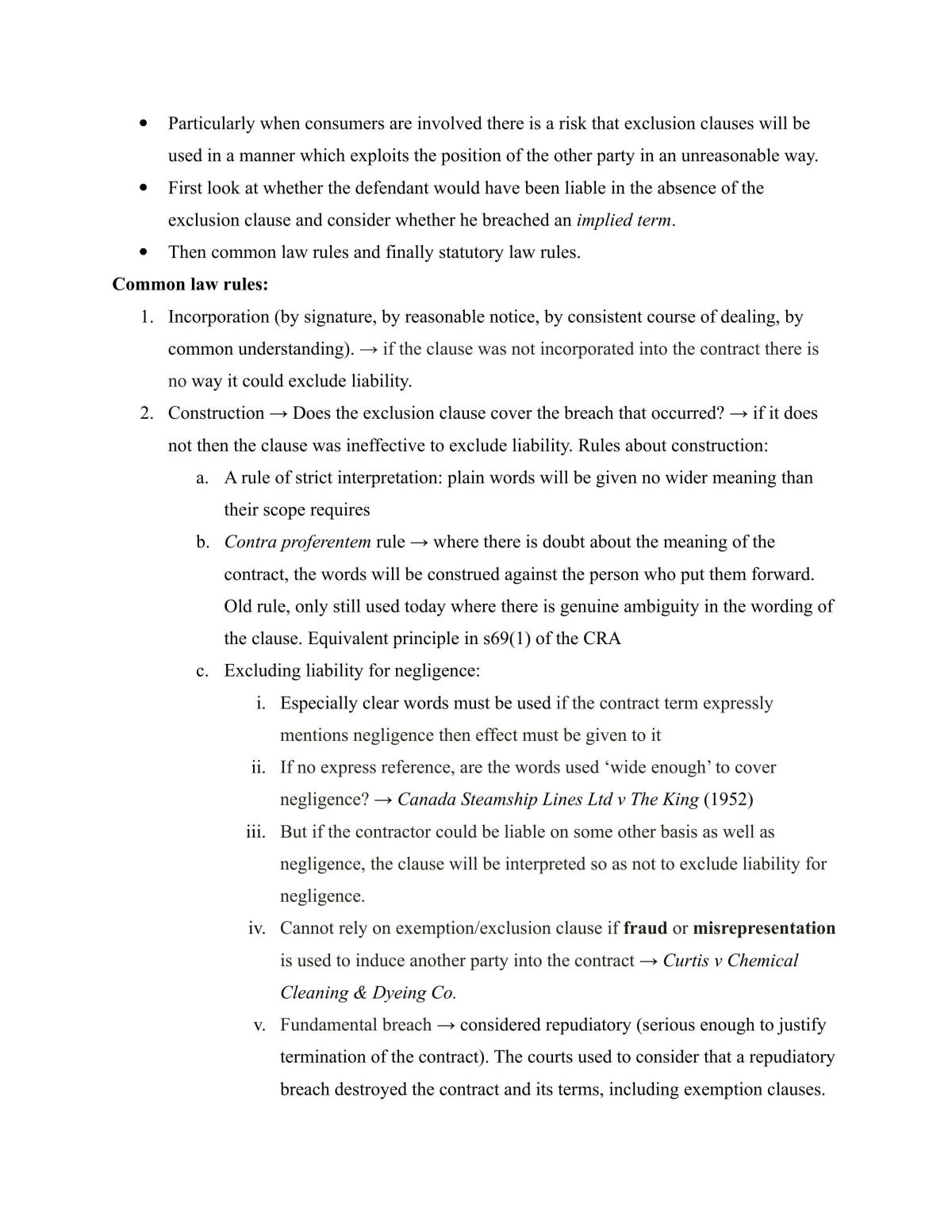 The Law of Contract Study Guide - Page 18