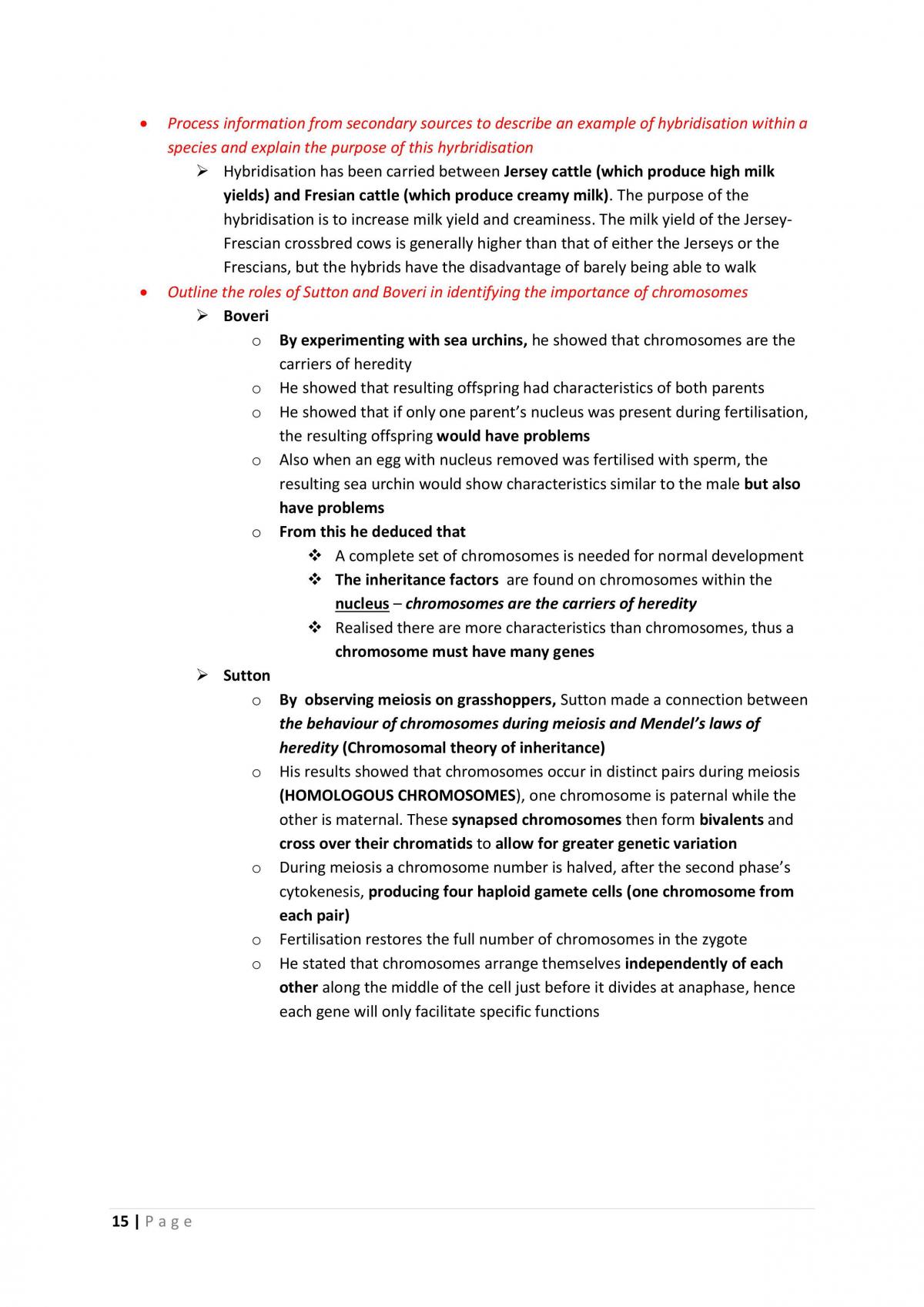 Notes for Blueprint of Life - Page 15